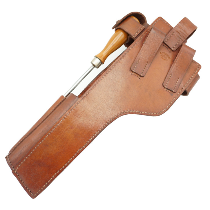 Brelage en cuir porte crosse C96 1912-1916 avec baguette