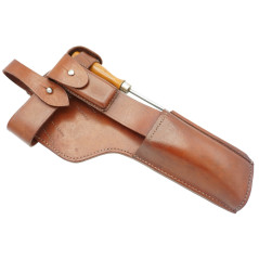 Brelage en cuir porte crosse C96 1912-1916 avec baguette