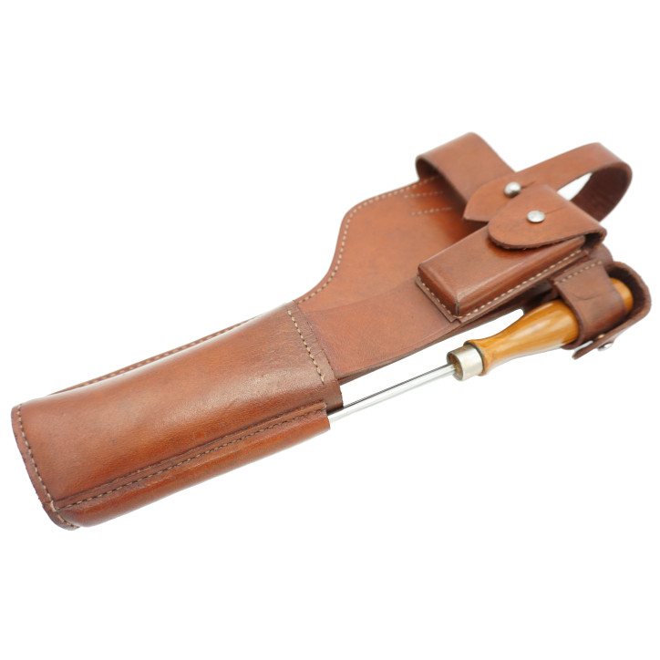 Brelage en cuir porte crosse C96 1912-1916 avec baguette