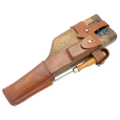 Brelage en cuir porte crosse C96 1912-1916 avec baguette