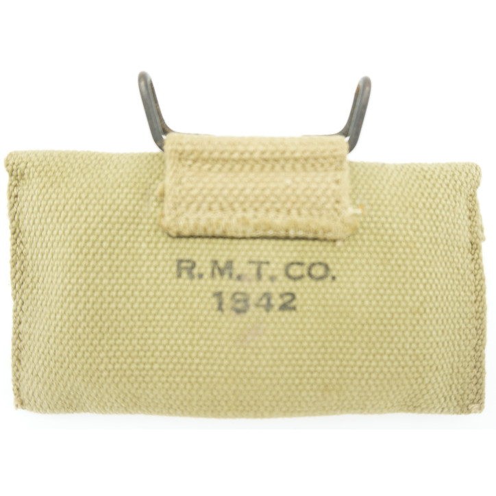 Porte pansement toile original avec pansement US WW2 - R.M.T. CO. 1942