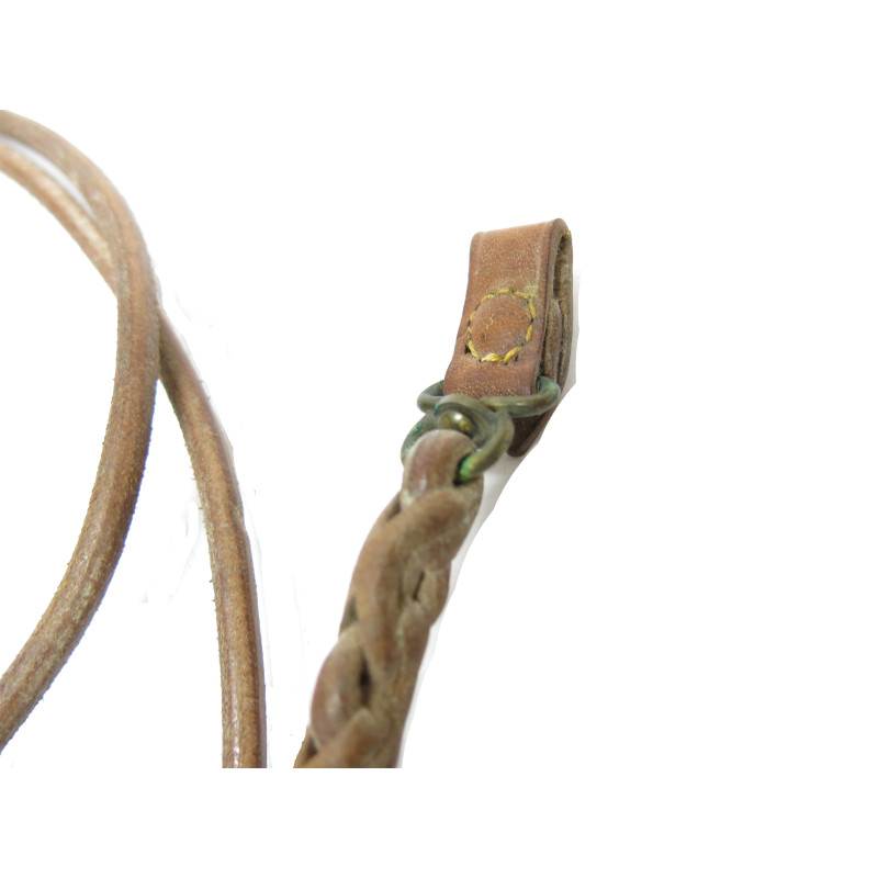 Rare dragonne cuir originale pistolet P38 ou P08  ref 55