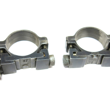 Colliers SAKO diametre 1 pouce rail 14 mm ref 12
