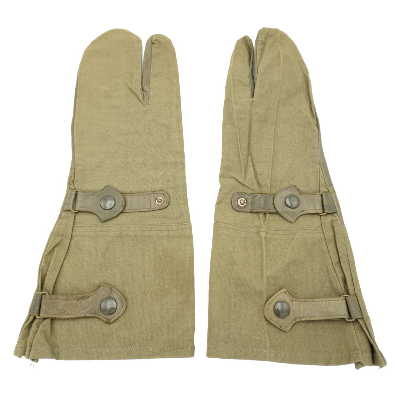 Paire de Gants originale allemande troupes motorisées WW2 - 1941 Paire de Gants originale allemande troupes motorisées WW2 - 1941