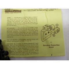 Dioptre Williams modele FP box 232 