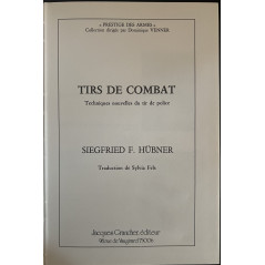 Livre Tirs de combat : Techniques nouvelles di tir de police