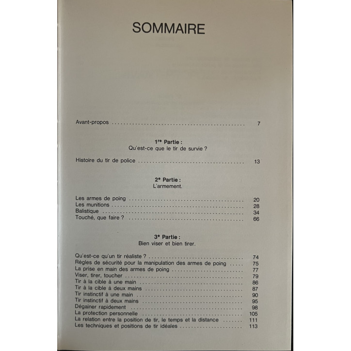 Livre Tirs de combat : Techniques nouvelles di tir de police
