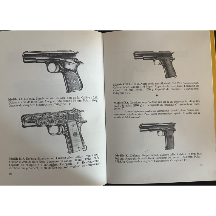 Livre Les armes de poing modernes de Lucien Sérandour