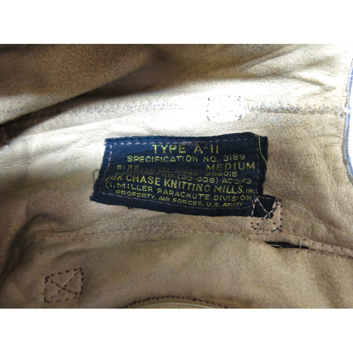 Serre tête  A 11  cuir original US Air force ww2 ref 225