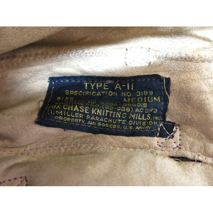 Serre tête  A 11  cuir original US Air force ww2 ref 225