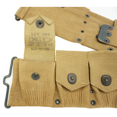 Ceinturon cartouchière Springfield 1903 original US WW1 - 1918