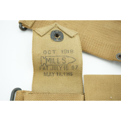 Ceinturon cartouchière Springfield 1903 original US WW1 - 1918