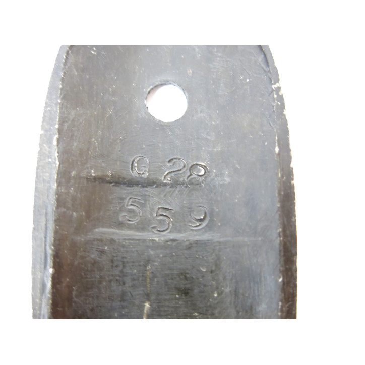 Plaque de couche metal fusil Remington ref 55 