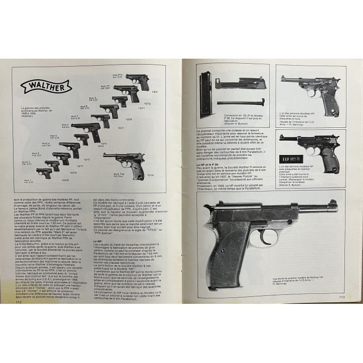 Revue Profils d'armes légères 6 : Pistolets automatiques et de signalisation Walther
