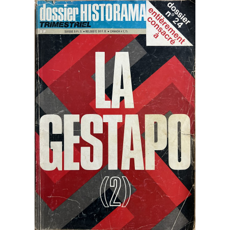 Revue Dossier Historama No 24 :  La gestapo 