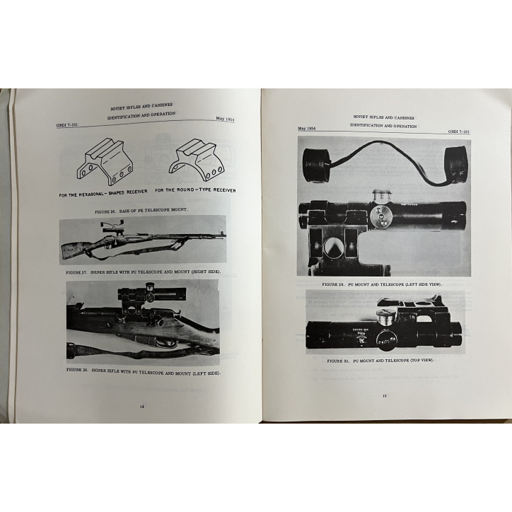 Ordnance corps Soviet rifles and carabines identification and operation 