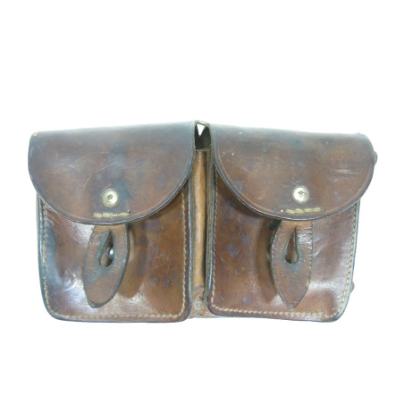 Cartouchière originale fusil Mas 36 en cuir fauve ref 22