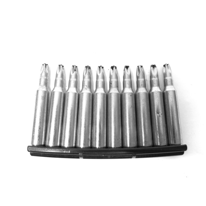 5.56 lame avec 10 cartouches 5.56 a blanc categorie B 
