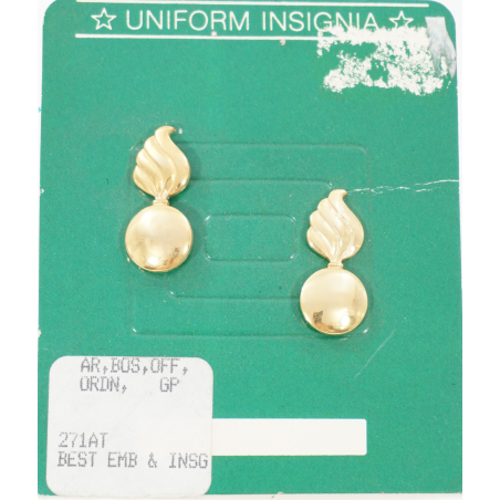 Jeu d' insignes pour uniforme de l'US Army Ordnance (ref5)