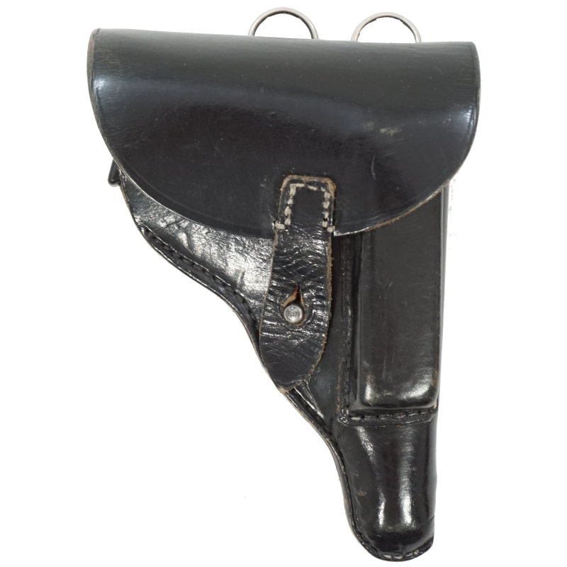 Etui cuir noir après guerre pour Walther PP