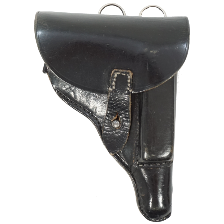Etui cuir noir après guerre pour Walther PP