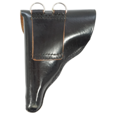 Etui cuir noir après guerre pour Walther PP