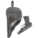 Etui cuir noir après guerre pour Walther PP
