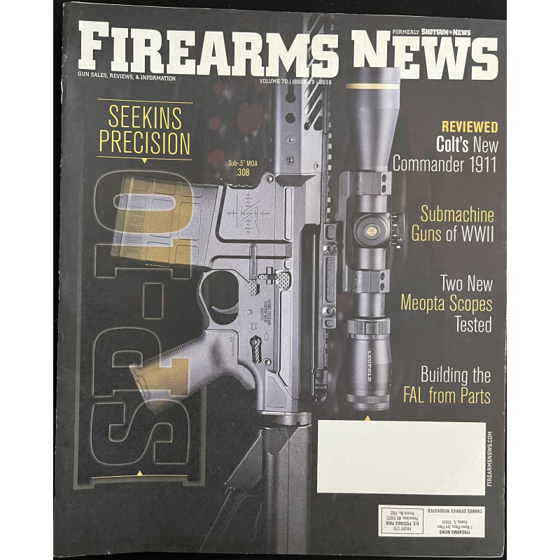 Revue Firearms News Vol 70, Issue 19 - 2016