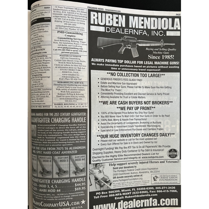 Revue Firearms News Vol 70, Issue 20 - 2016