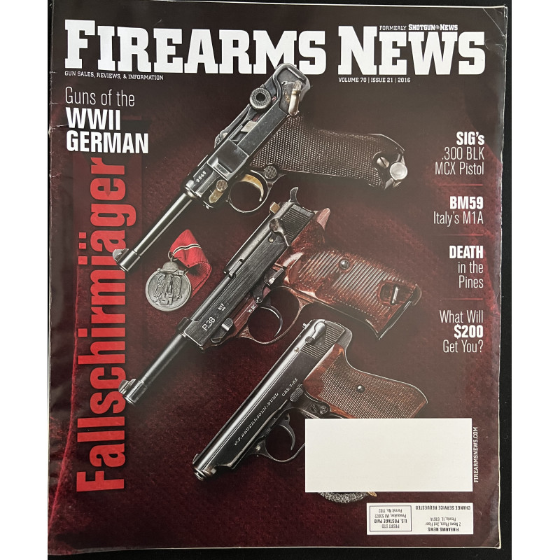 Revue Firearms News Vol 70, Issue 21 - 2016