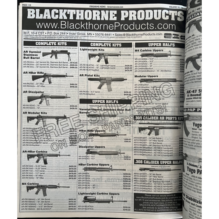 Revue Firearms News Vol 70, Issue 21 - 2016