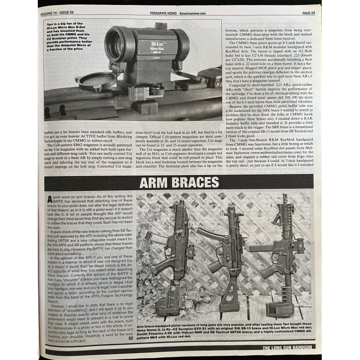 Revue Firearms News Vol 70, Issue 26 - 2016