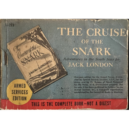 Livre The cruise of the Snark - Jack London - Armed services edition