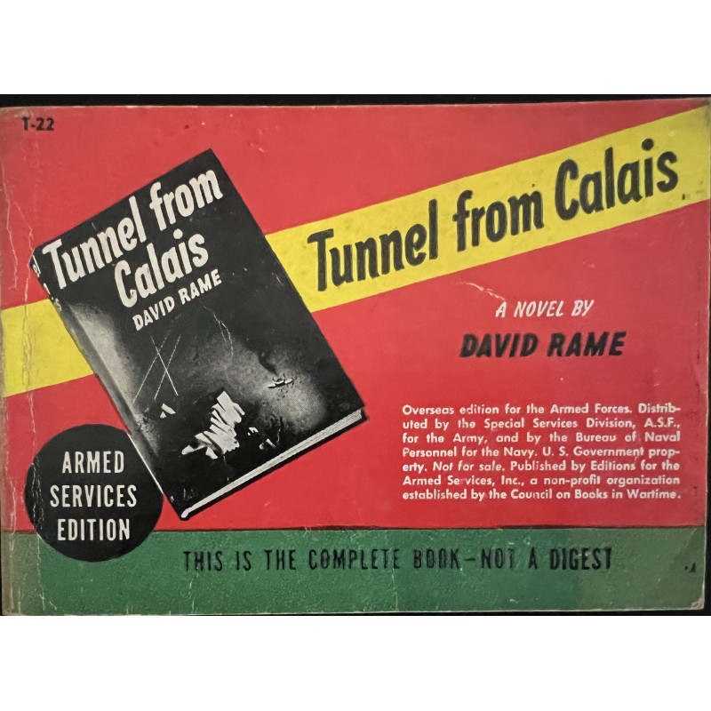 Livre Tunnel from Calais de David Rame - Armes dervices edition