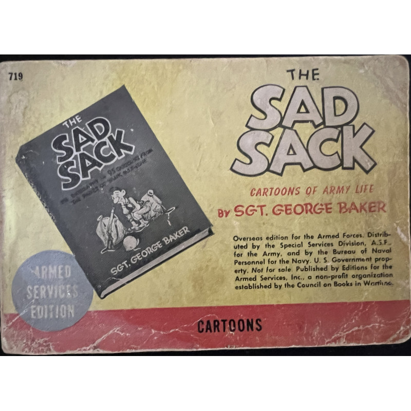 Livre The Sad Sack by Sgt George Baker - Cartoons