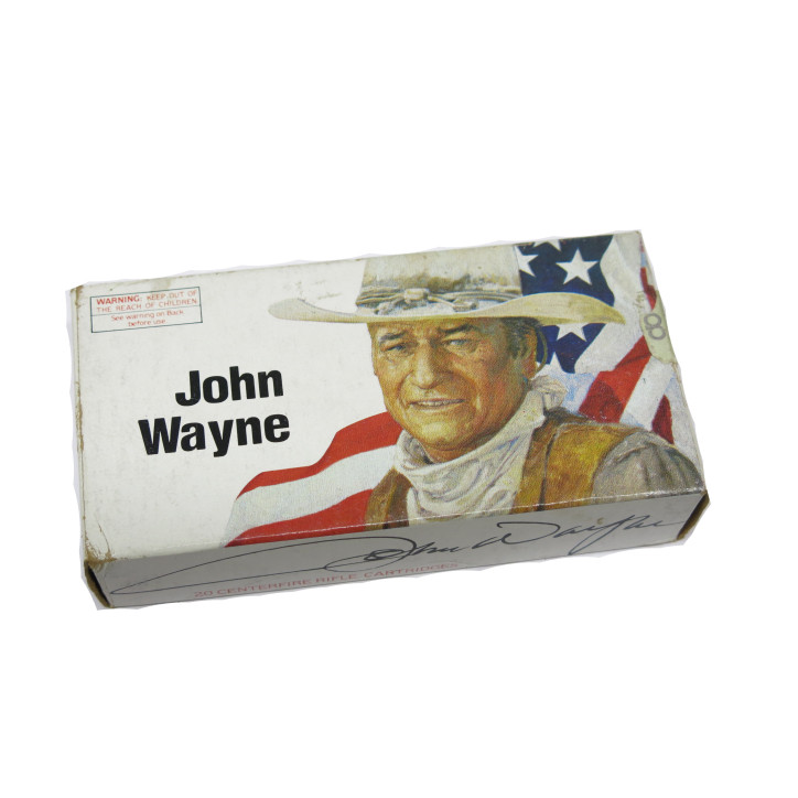 Boite 32-40 Winchester commemorative John Wayne avec 1  douille 