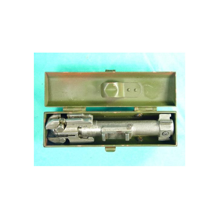 Boite de transport culasse MG42 pour trépied lourd lafette 39/45 verte 