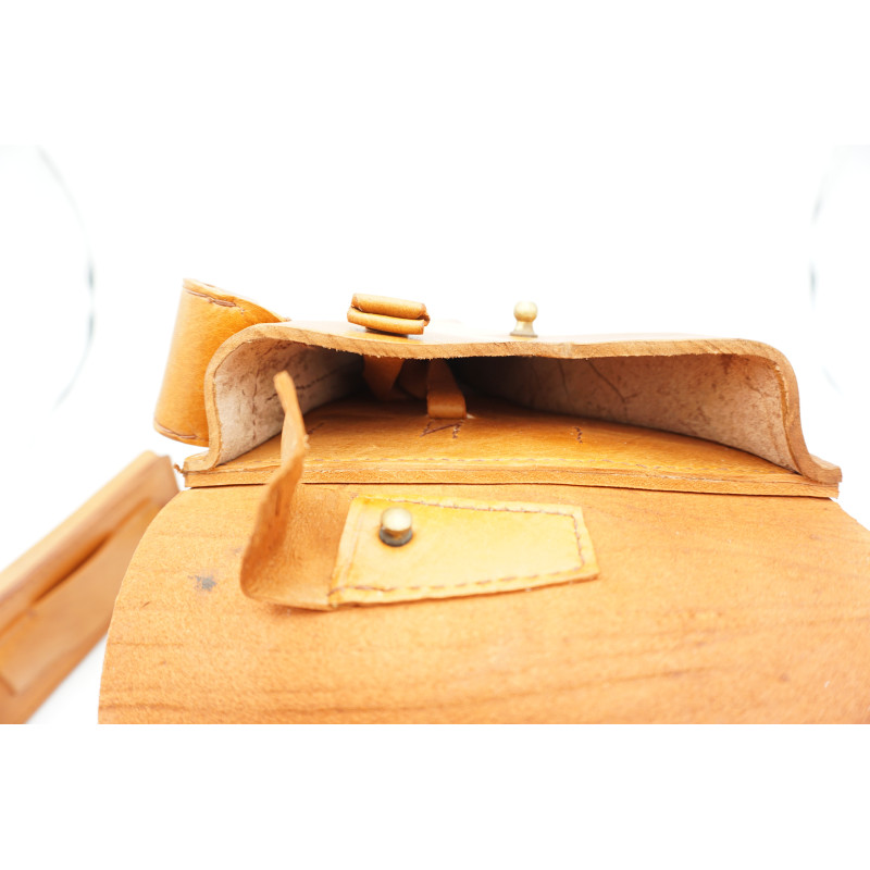 Etui cuir avec crosse bois Luger P08 Marine Etui cuir avec crosse bois Luger P08 Marine