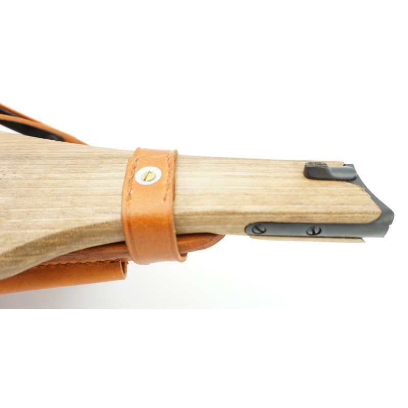 Etui cuir avec crosse bois Luger P08 Marine Etui cuir avec crosse bois Luger P08 Marine