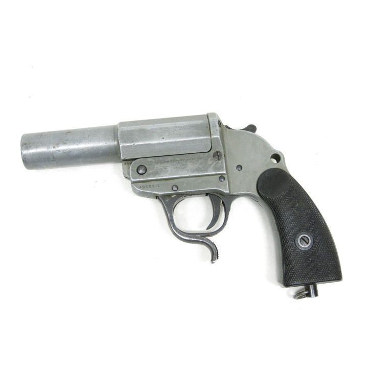 RARE gun flare WALTHER  ww2 made Zinc number 49308 L