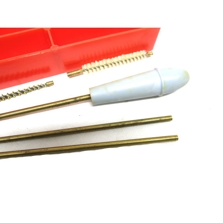 Boite de nettoyage calibre 22  baguette laiton  ref  88