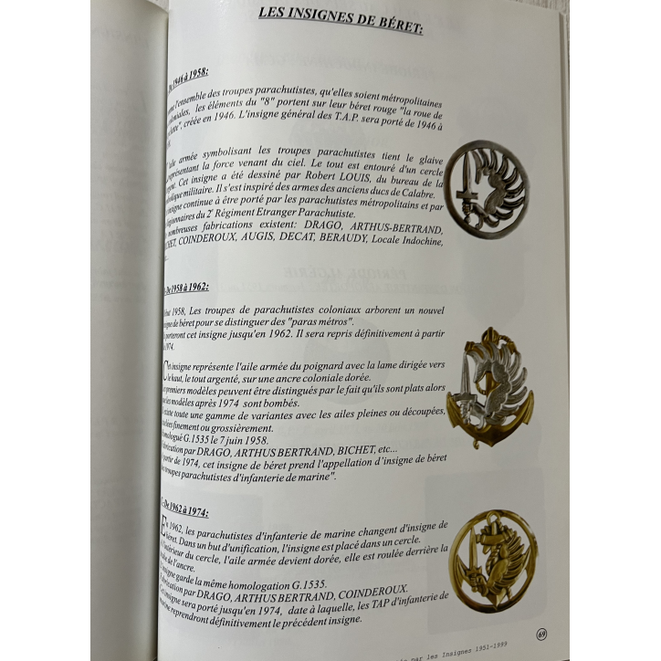 Livre L'Histoire du "8" racontée par les insignes 1951 - 1999 de J.-J. Denizot et J.-L. Trinques