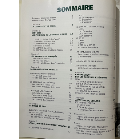 Livre Régiment de Chars de combat 501e/503e : Le futur et l'action et l'Action