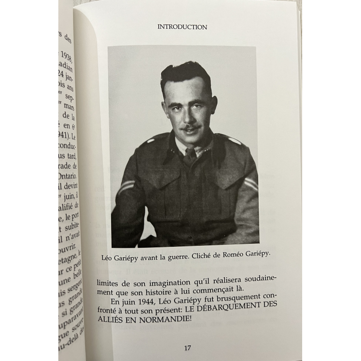Livre Léo Gariépy - Un héros récupéré : Célébré en France ignoré ici