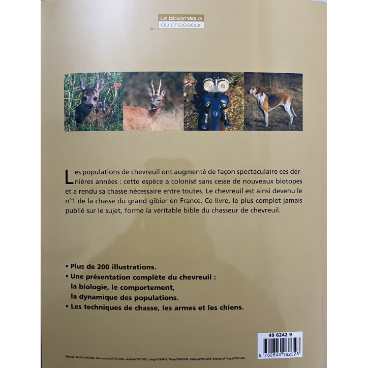 Livre La chasse du chevreuil de Gilbert Valet Livre La chasse du chevreuil de Gilbert Valet