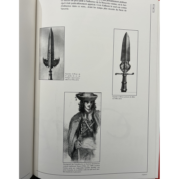 Livre Les armes traditionnelles de l'Europe centrale