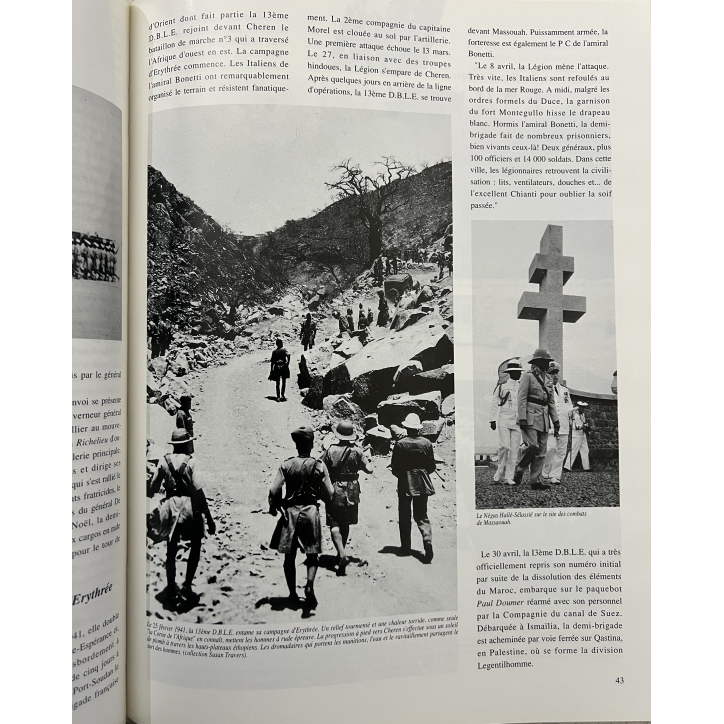 Livre La légion au combat 1939-1945 de Pierre Dufour