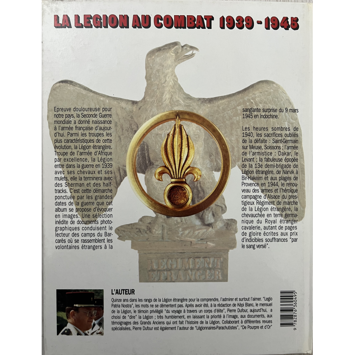 Livre La légion au combat 1939-1945 de Pierre Dufour
