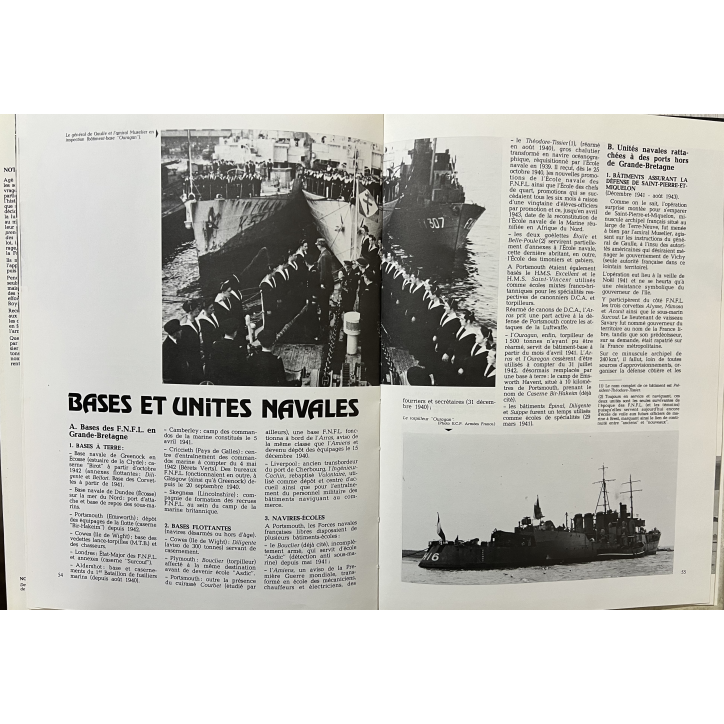 Livre Les forces navales françaises libres de Michel Bertrand
