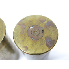 Lot de 2 douilles 37 mm decorées 14/18  ref 547